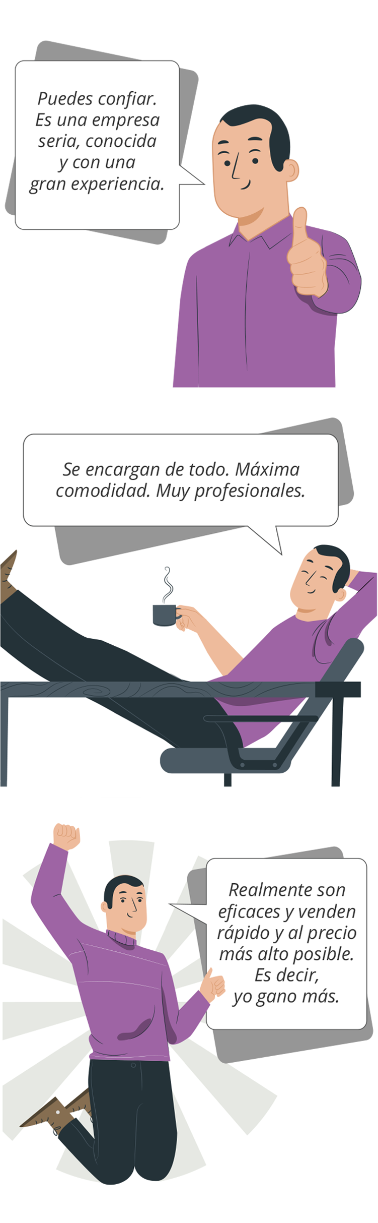 El servicio más eficaz con los honorarios más competitivos