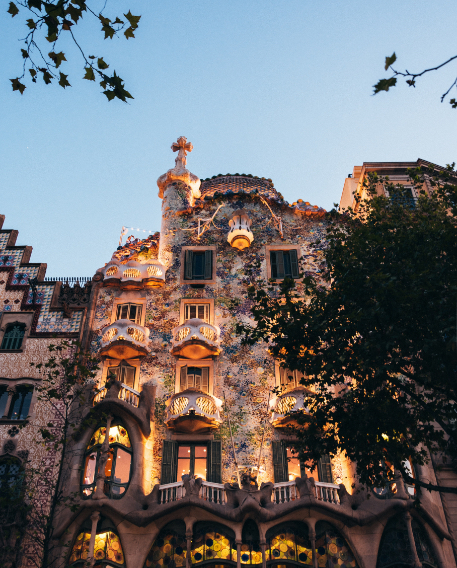 Foto de la Casa Batlló en Passeig de Gràcia, Barcelona